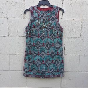 Free People Beaded Tribal Dress